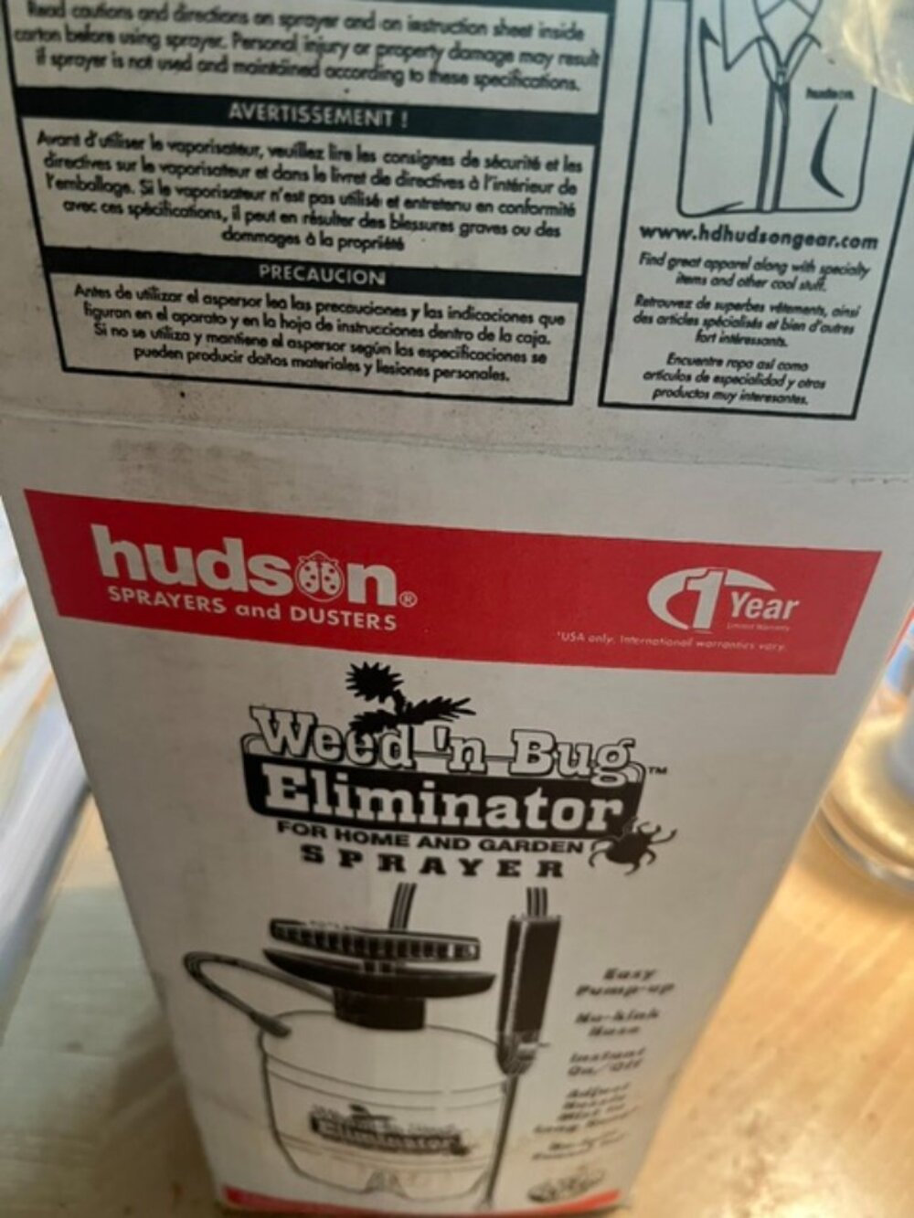 HUDSON WEED N' bug sprayer